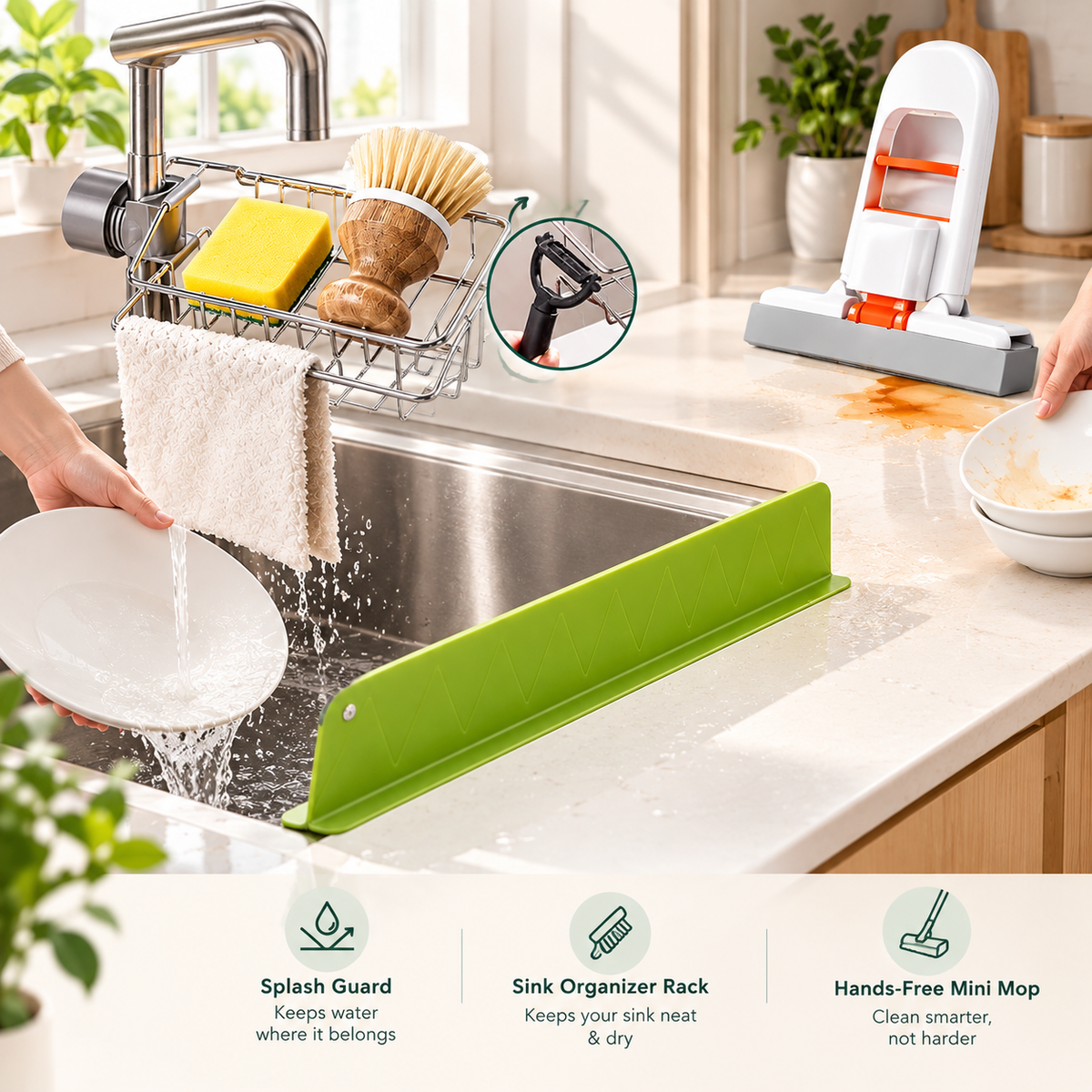 3 in 1  Clean & Organize Kitchen Bundle